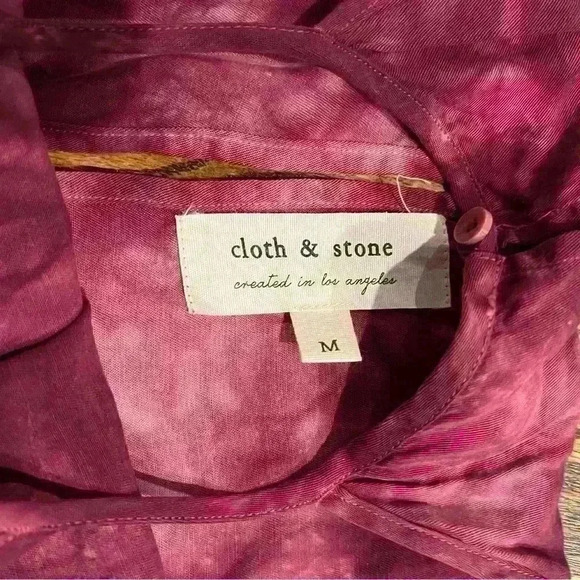 Cloth & Stone Tie Dye Romper Jumpsuit Size Medium - Picture 2 of 6